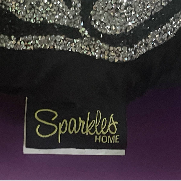 TIK TOK VIRAL Rhinestone Sugar Skull Halloween 2023 Decorative Pillow New - Picture 3 of 7